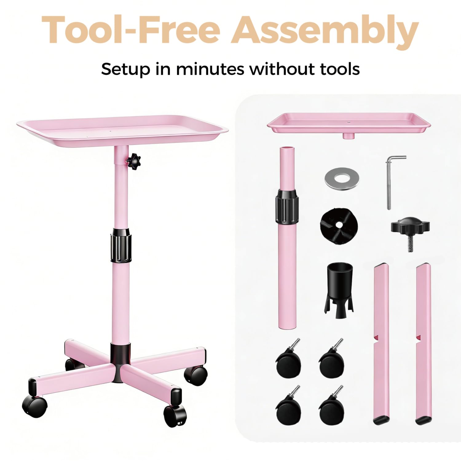 VERYTOP tray in salon use holding tools for efficient workflow