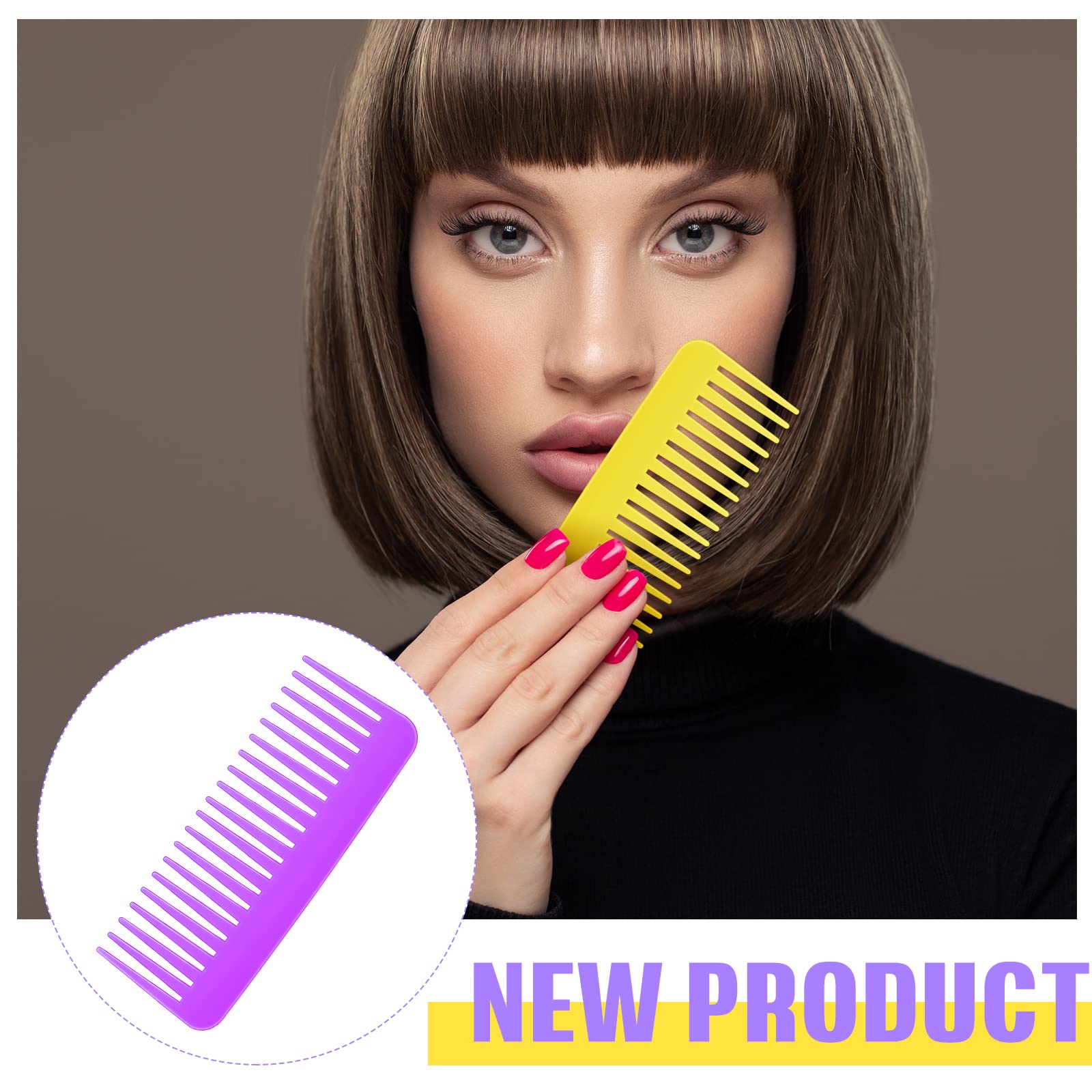 Vesici comb used on wet hair demonstrating smooth glide