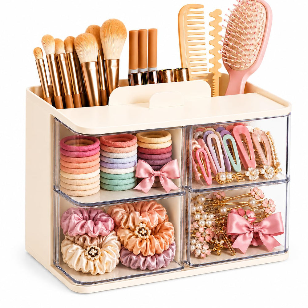 Vesicolea front view showing drawers and tidy storage benefit