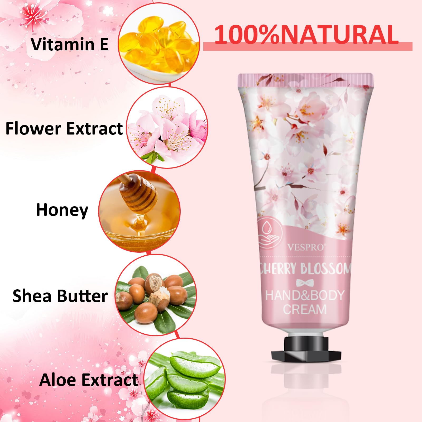 VESPRO cream tube close-up showing smooth texture and quick absorption benefit