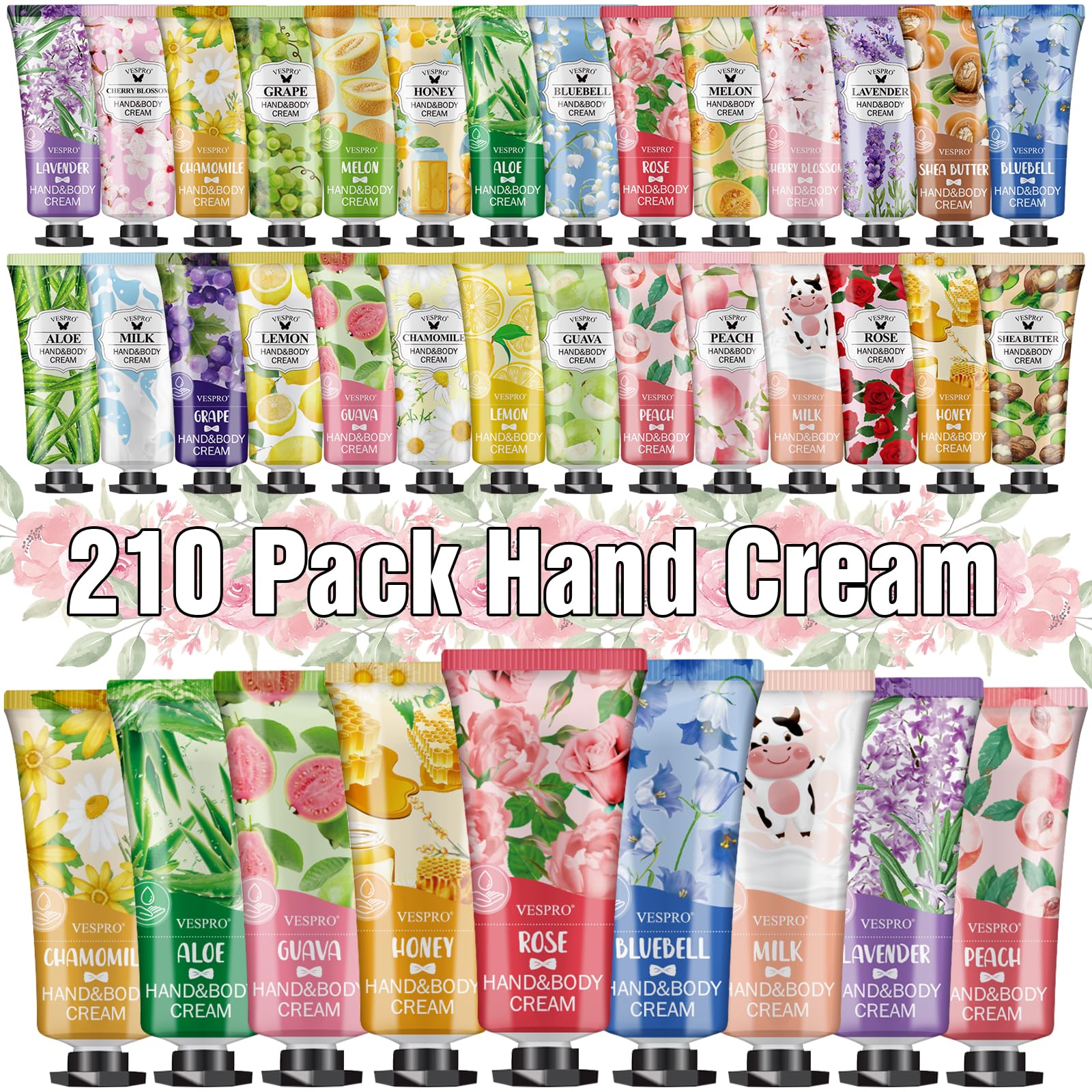 VESPRO front packaging showing full 210-pack variety and gifting convenience