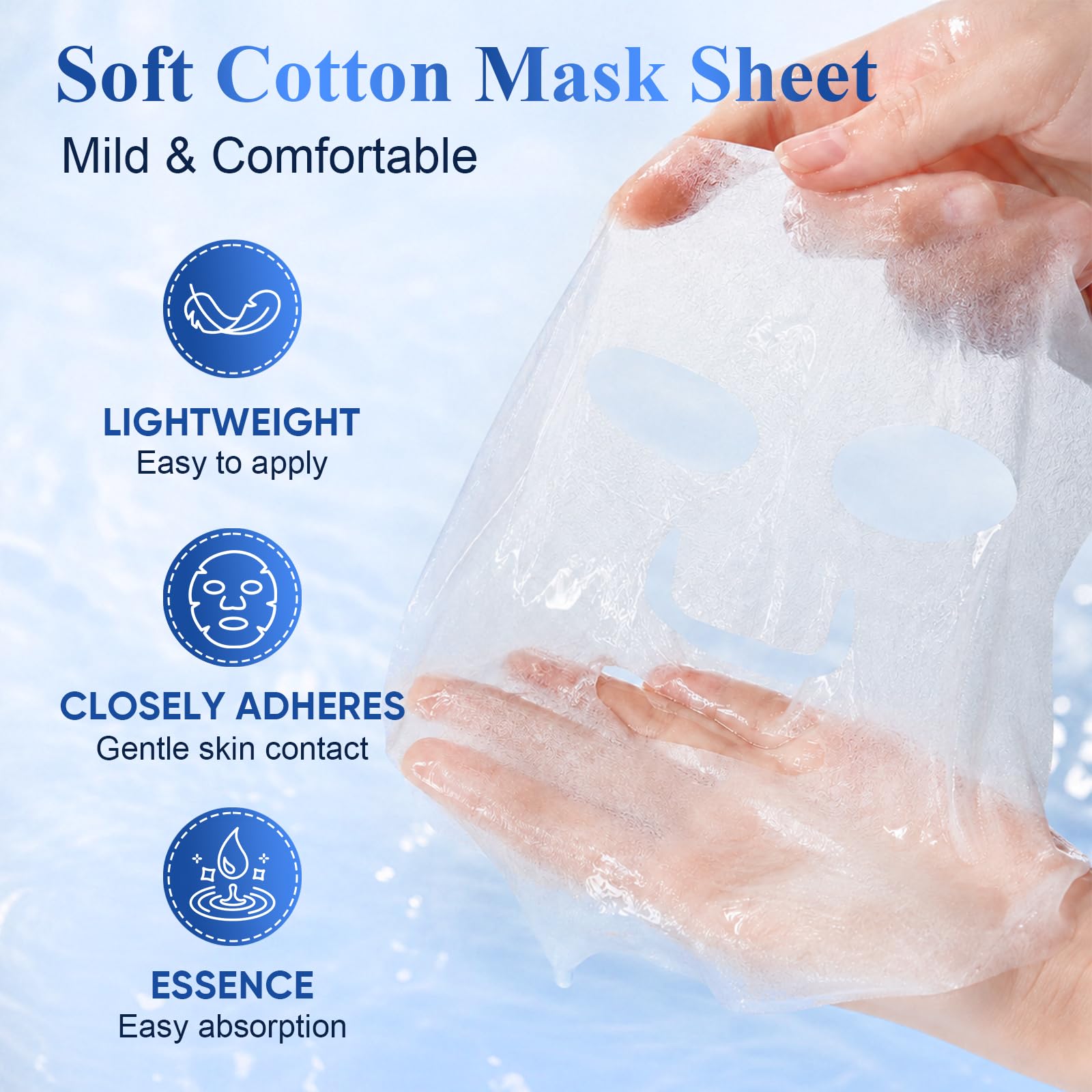 VESPRO mask in use on woman relaxing to show quick 15-minute care