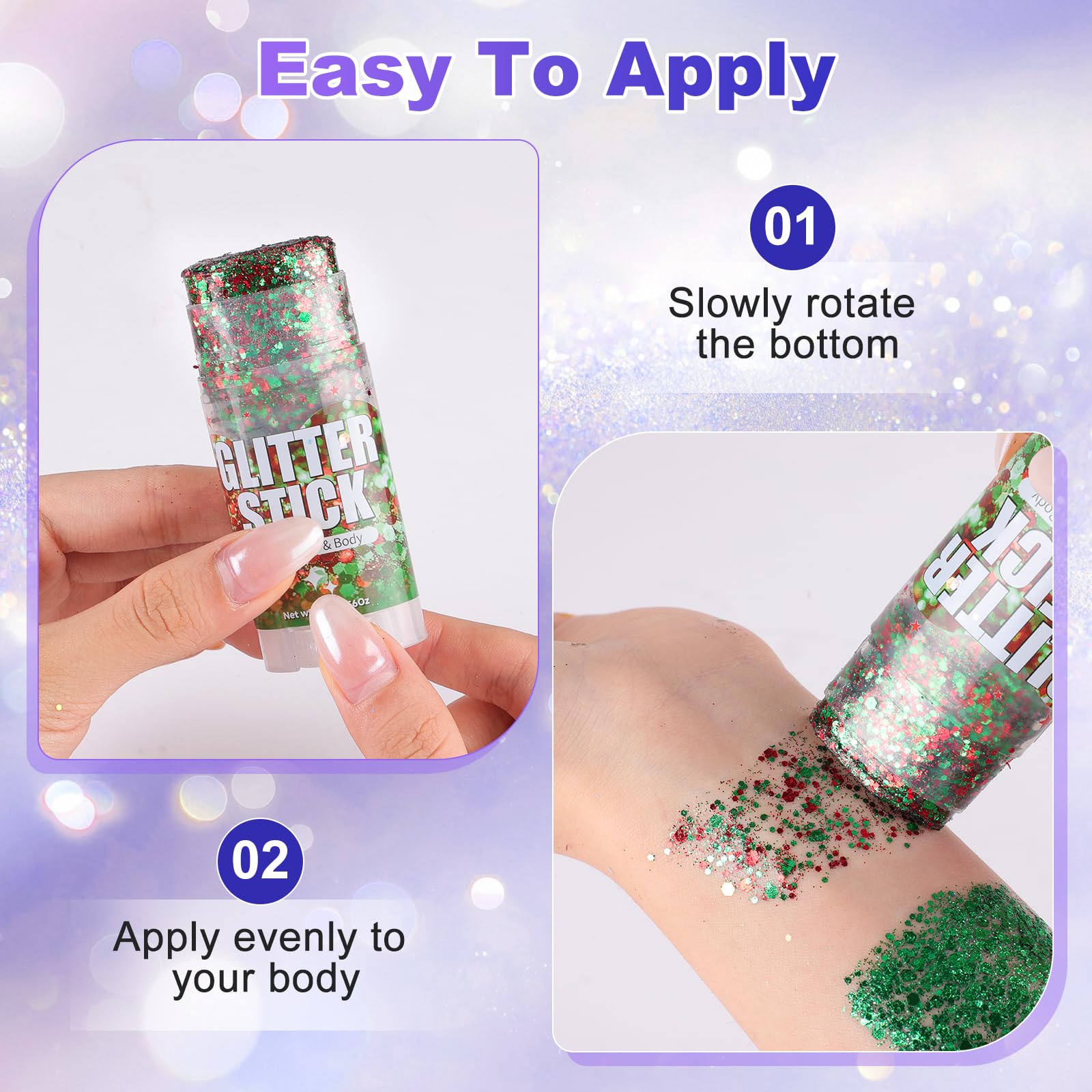 Vetuslumen applied as face highlight on cheekbone showing instant photo-ready shimmer