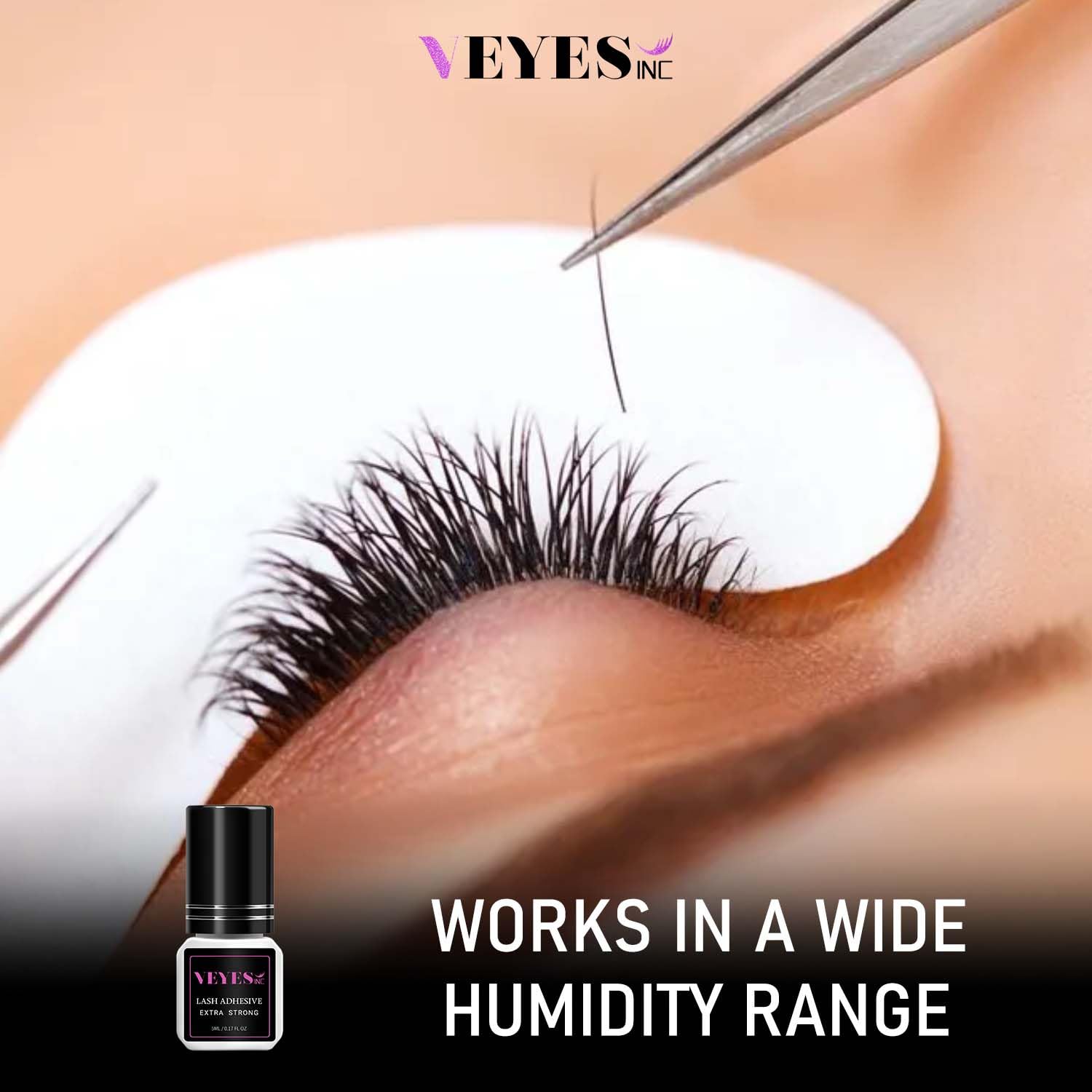 VEYES INC label close-up showing ingredients and safety-focused benefit