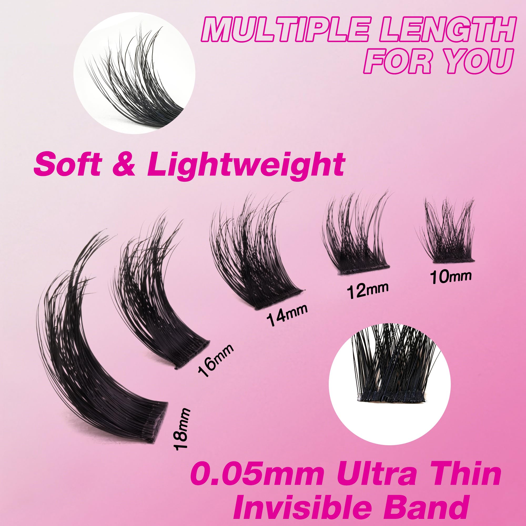 VEYESBEAUTY cluster application with applicator tool for fast precise placement