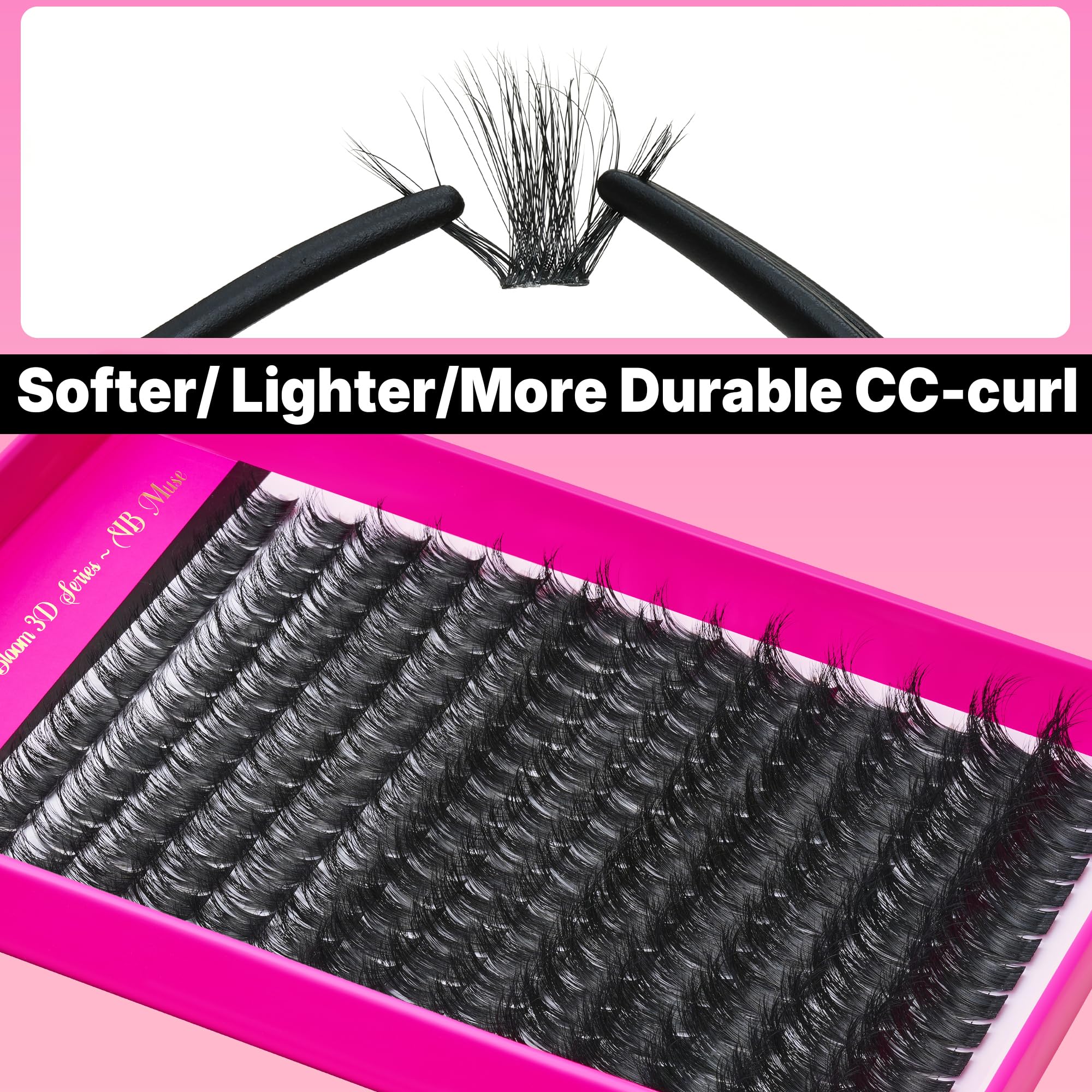 VEYESBEAUTY thin cluster band detail for comfortable blend