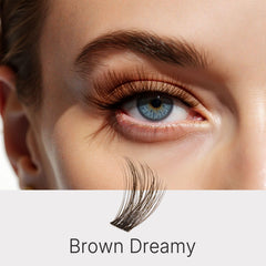 VEYESBEAUTY close-up of wispy cluster fibers highlighting soft texture and natural finish