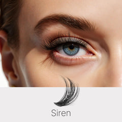 VEYESBEAUTY close-up of lash cluster fibers highlighting soft texture