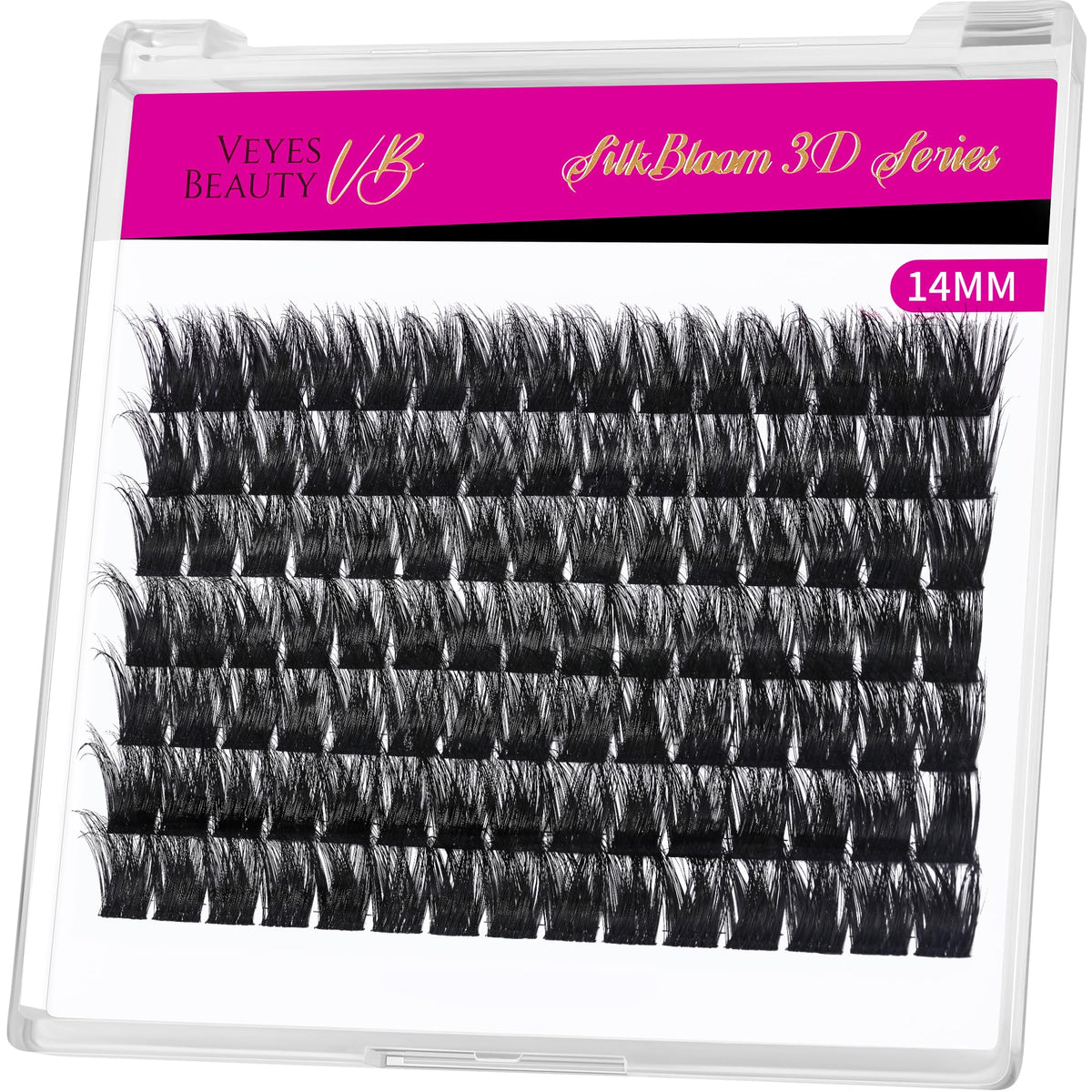 VEYESBEAUTY front tray showing organized 14mm clusters and quick-use layout