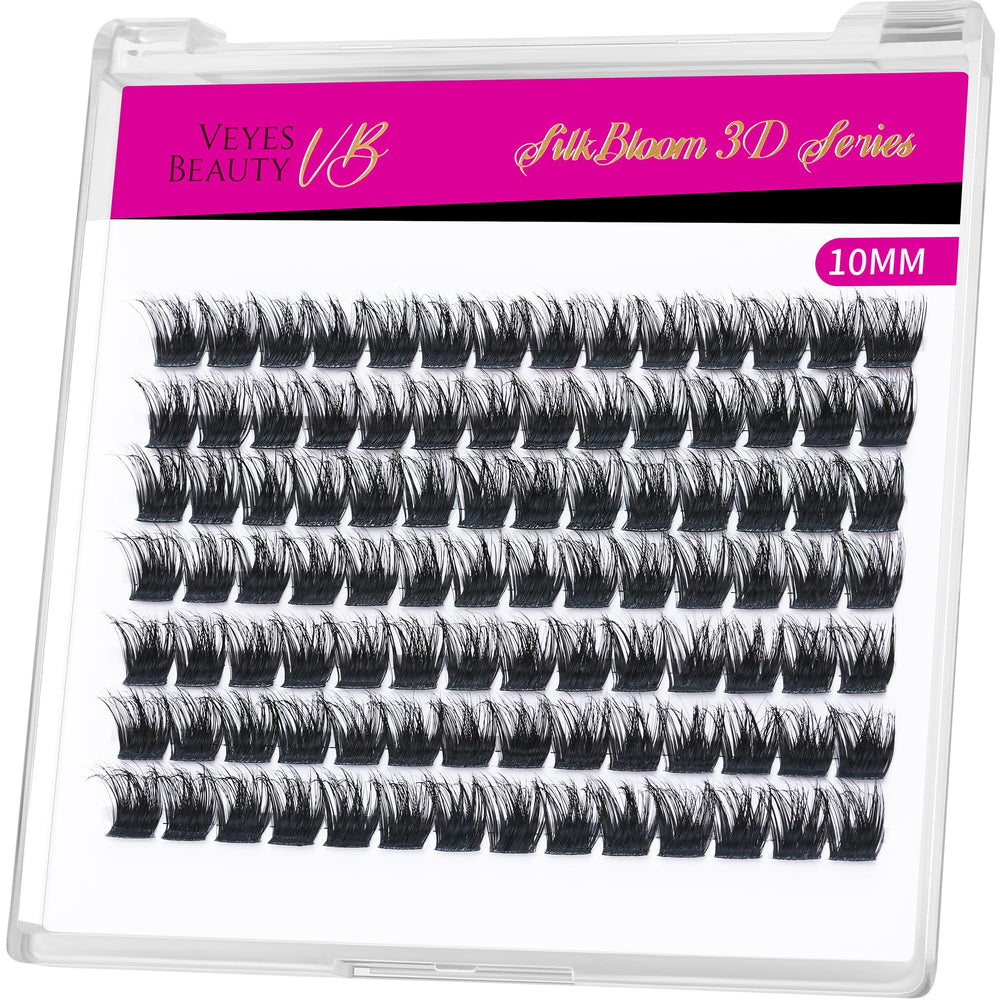 VEYESBEAUTY front packaging showing neat lash clusters and brand clarity