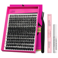 VEYESBEAUTY tray packaging showing kit contents and quick benefits
