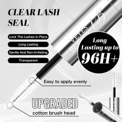 VEYESBEAUTY glue in use attaching cluster lashes, long-lasting hold benefit