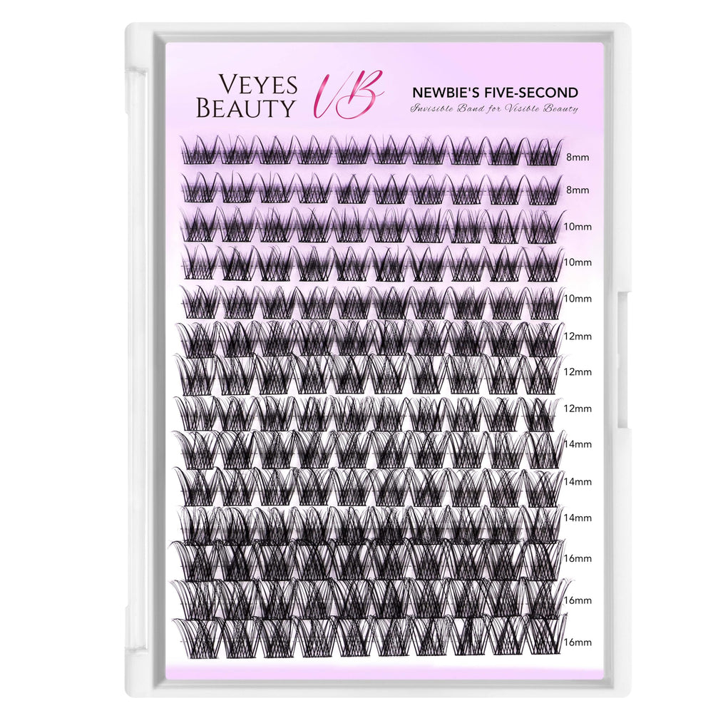 VEYESBEAUTY kit inside makeup bag for fast on-the-go beauty