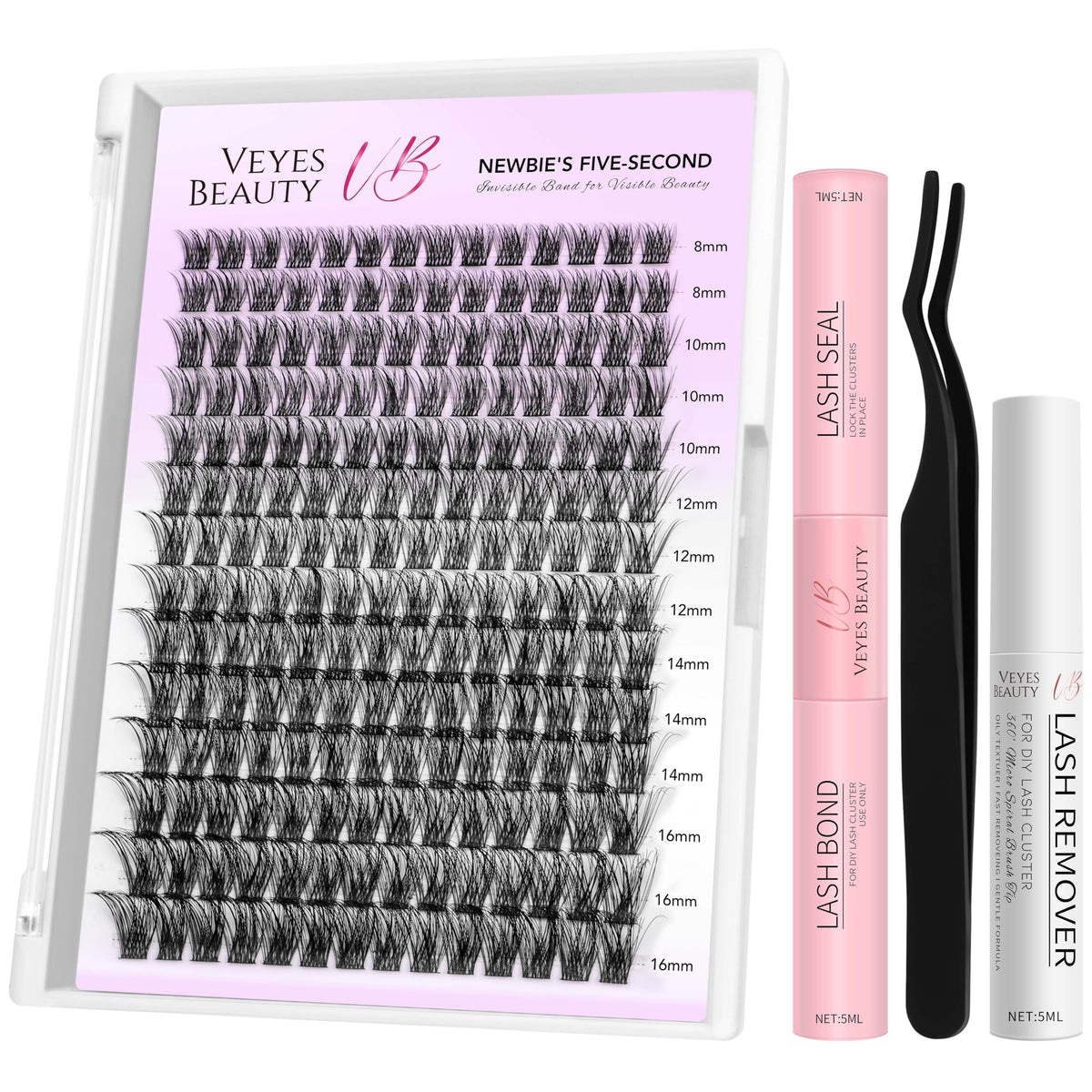 VEYESBEAUTY front packaging showing kit contents and quick-start benefit