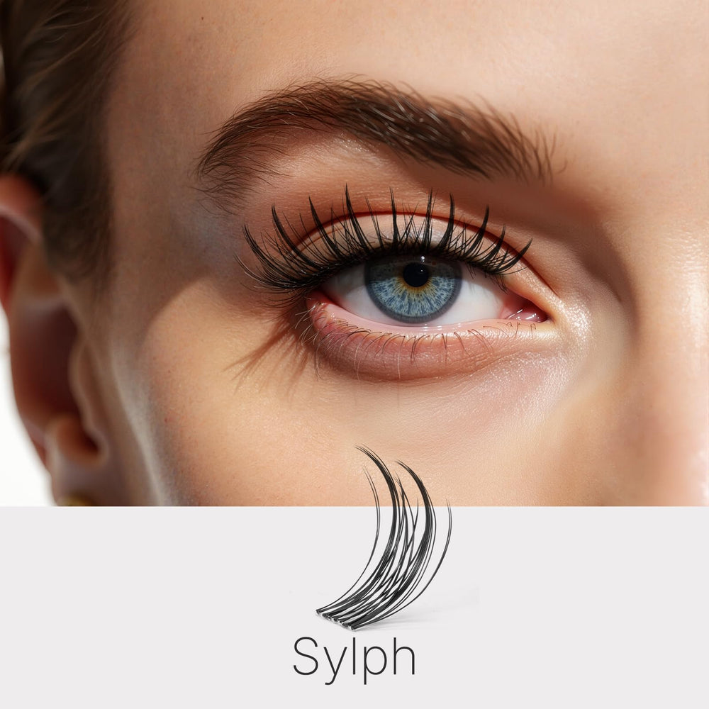 VEYESBEAUTY close-up of thin invisible band for seamless blending