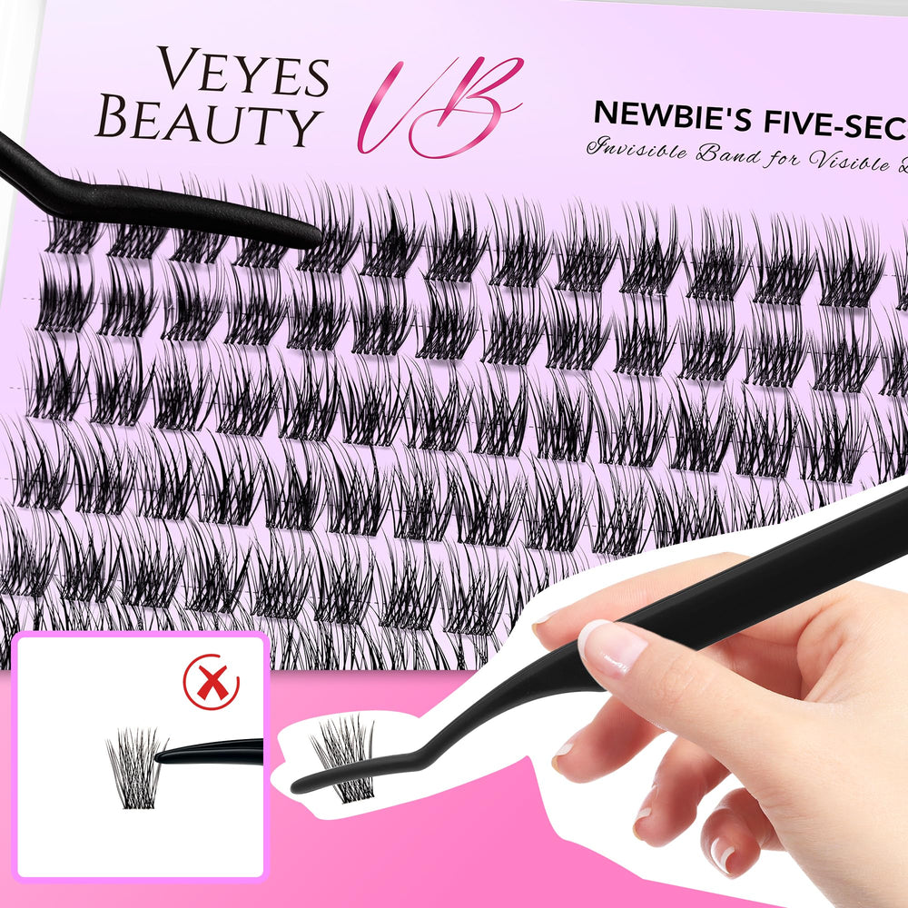 VEYESBEAUTY tray storage with ruler for scale showing reusable convenience benefit
