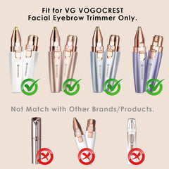 VG VOGCREST titanium-plated surface detail for smooth glide benefit