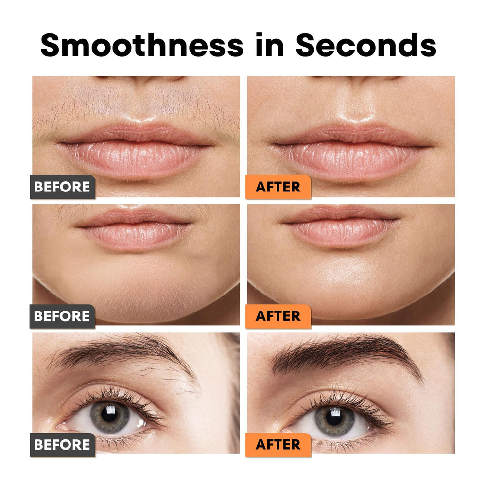 VG VOGCREST removing upper lip hair for smooth makeup-ready skin
