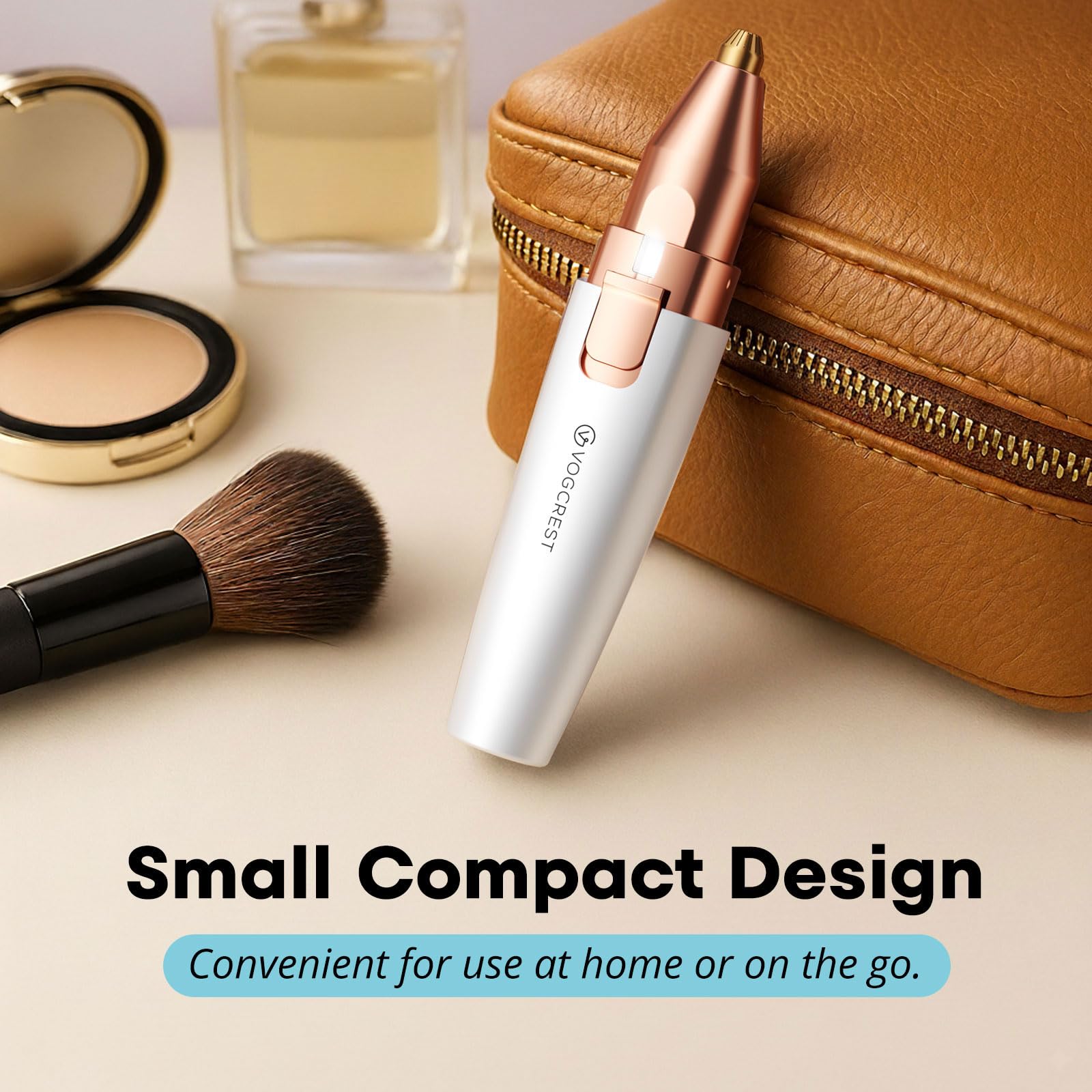 VG VOGCREST shaping eyebrows with steady control and clean lines
