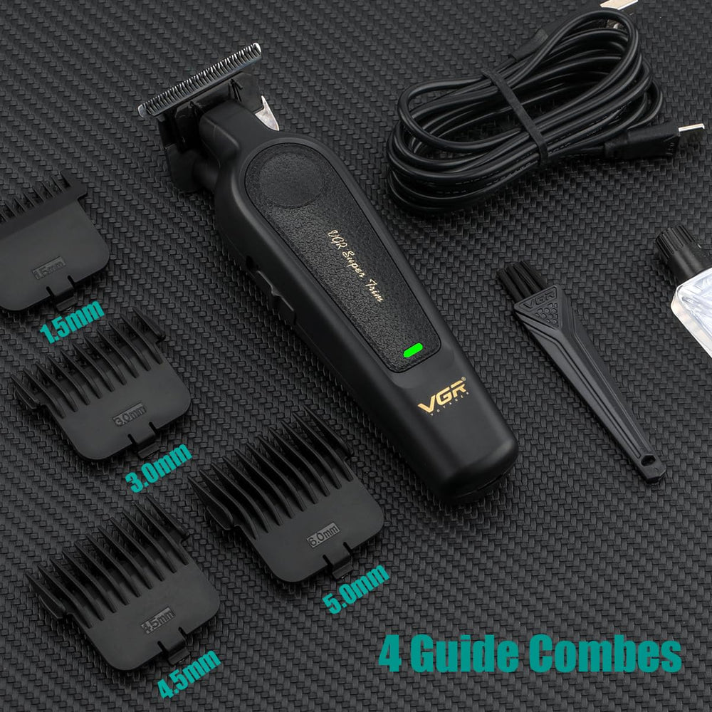 VGR 995 cleaning brush removing hair showing simple upkeep advantage