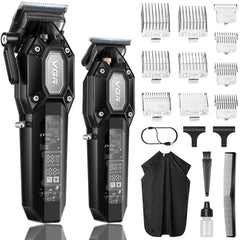 VGR clipper and trimmer front view showing full kit and professional look