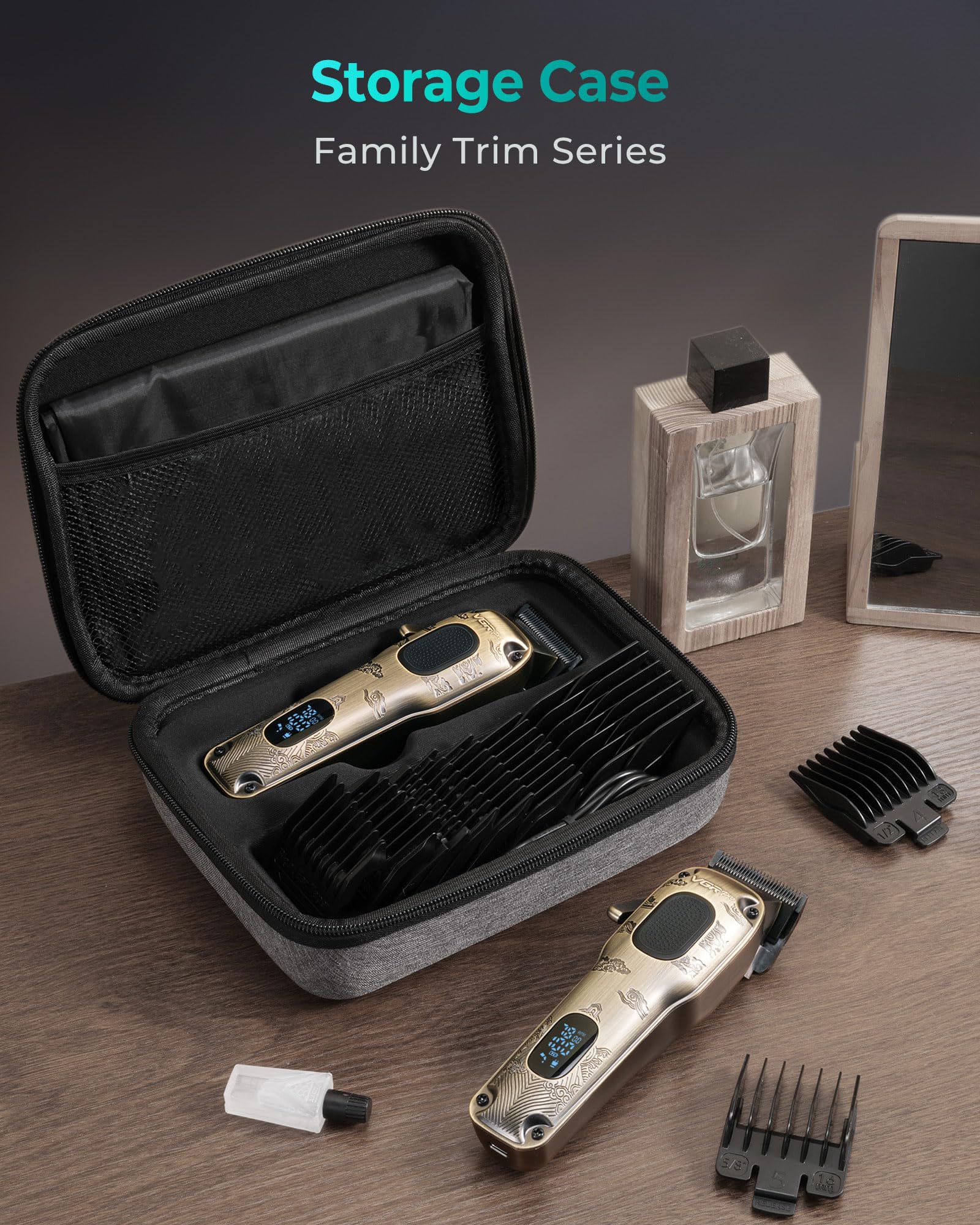 VGRPRO accessories laid out with case for organized travel and quick setup