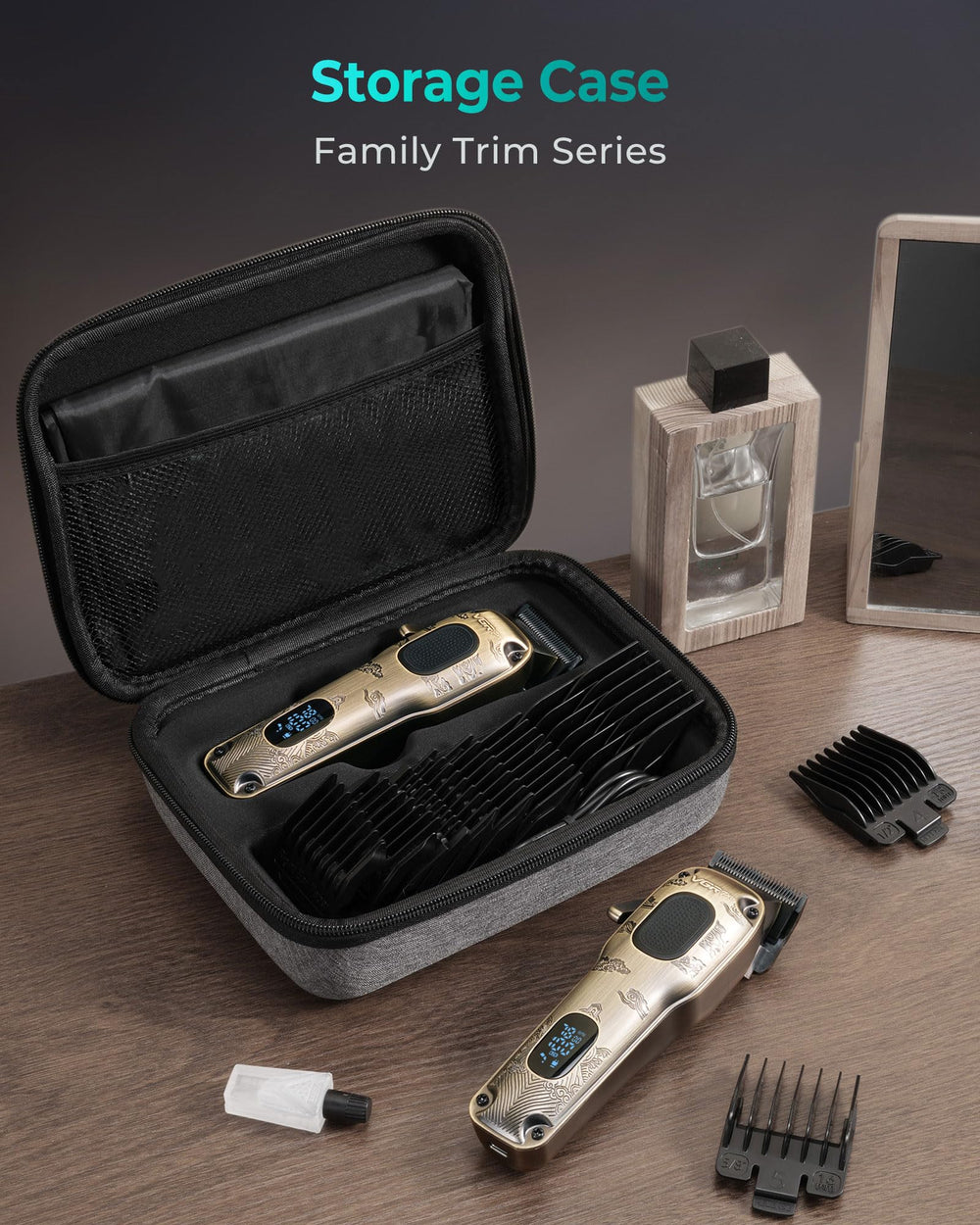 VGRPRO accessories laid out with case for organized travel and quick setup