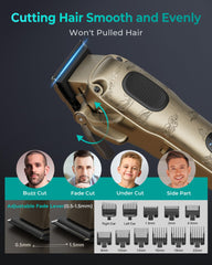 VGRPRO blade close-up demonstrating sharpness and smooth, snag-free cutting benefit