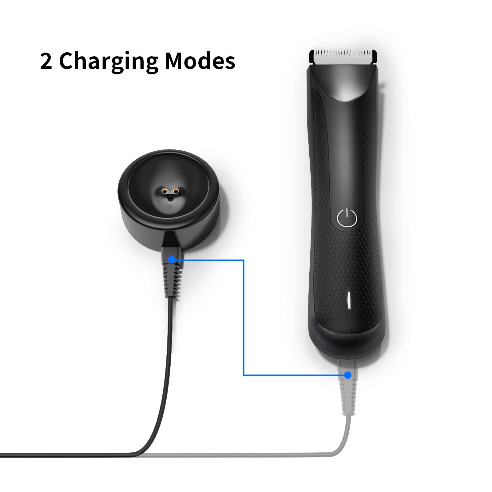 VHBW dock size comparison next to coin showing compact footprint convenience