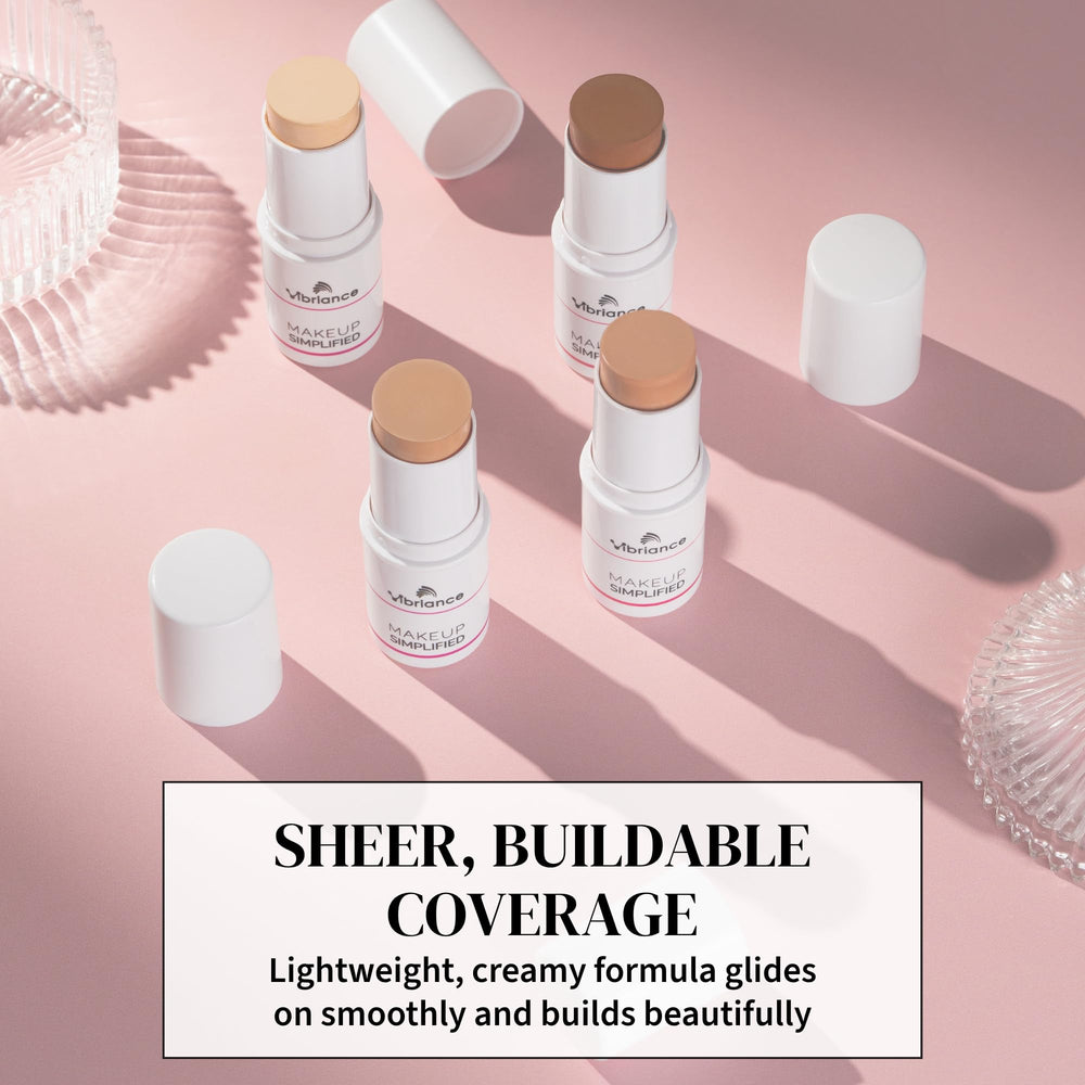 Vibriance open cap revealing creamy stick texture for smooth blending