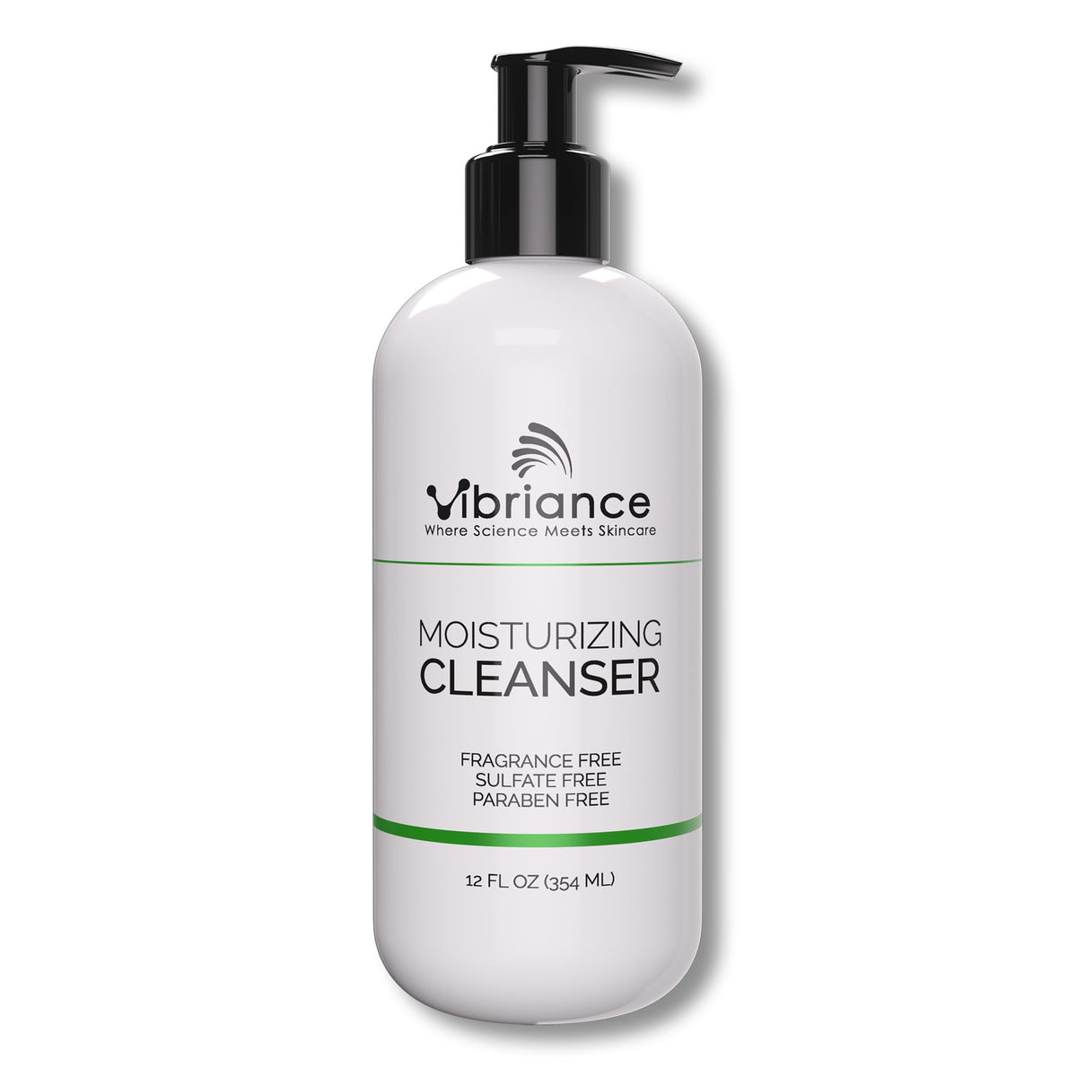 Vibriance bottle front view showing hydrating formula benefit