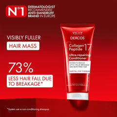 VICHY Dercos cream texture close-up showing rich consistency for smooth detangling