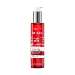 VICHY front packaging of Dercos pre-shampoo treatment shows product clarity and benefit