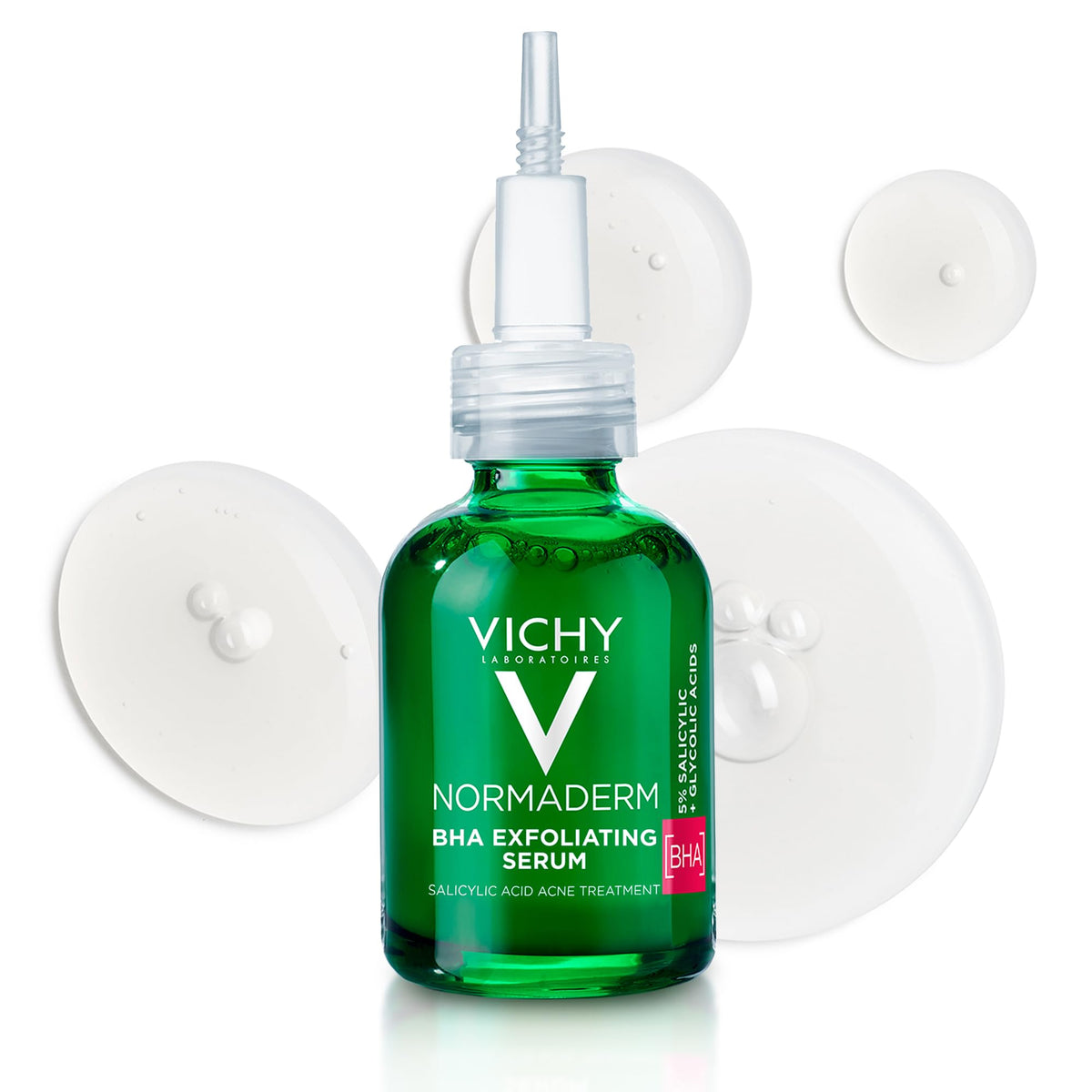 Vichy Normaderm front packaging showing bottle and box for clear identification and trust