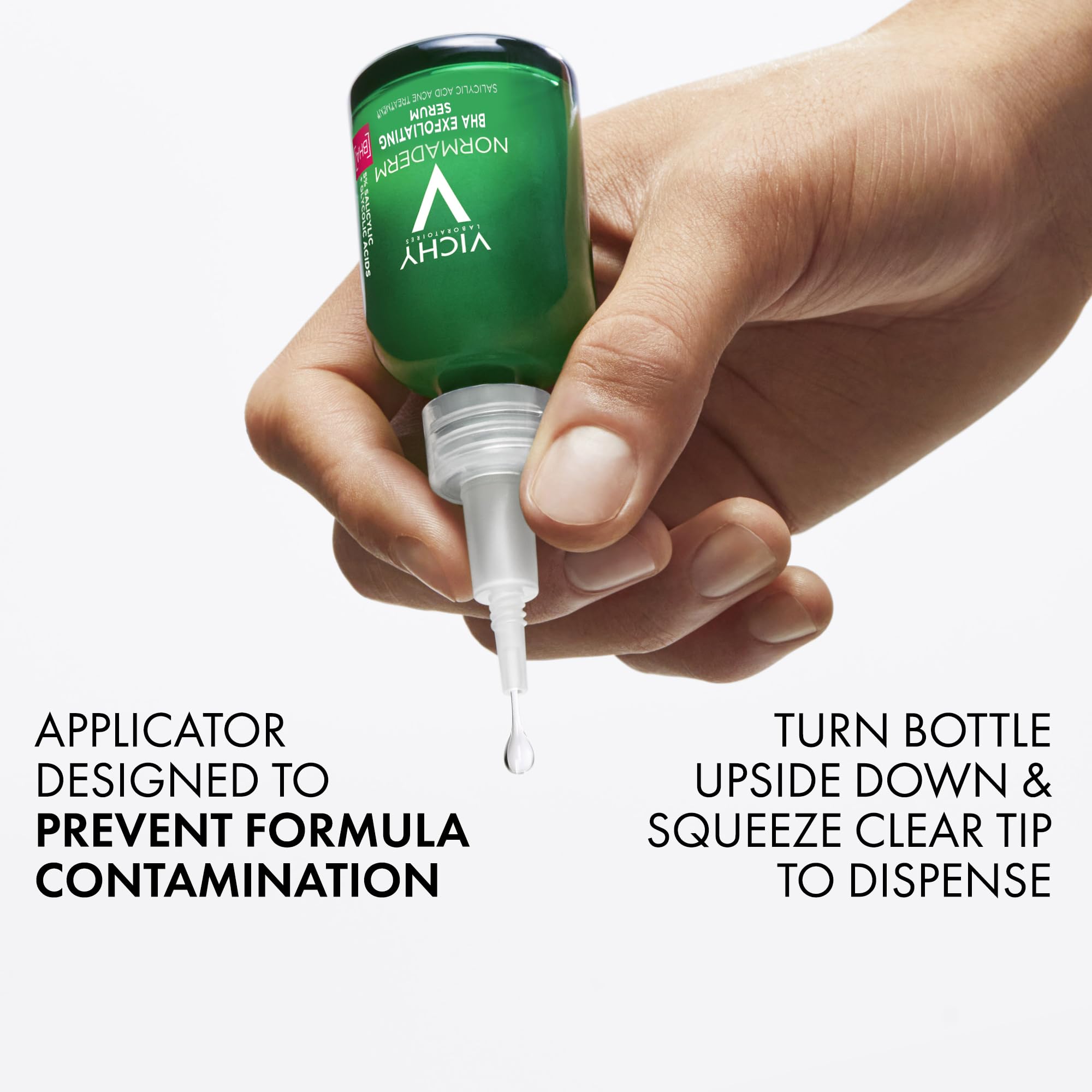 Vichy Normaderm routine bathroom setting showing integration into daily skincare and convenience