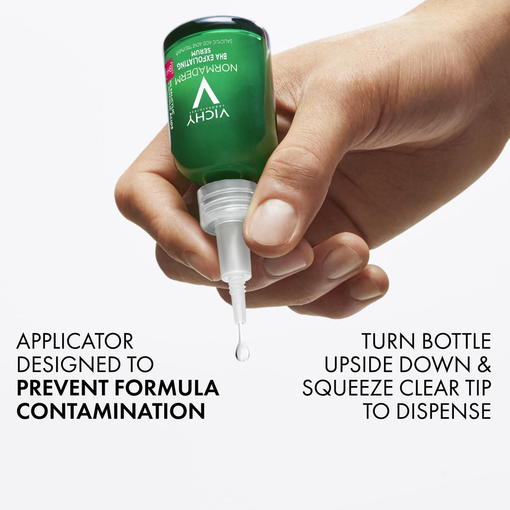 Vichy Normaderm routine bathroom setting showing integration into daily skincare and convenience