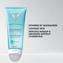VICHY pump close-up displaying easy-dispense and controlled product use