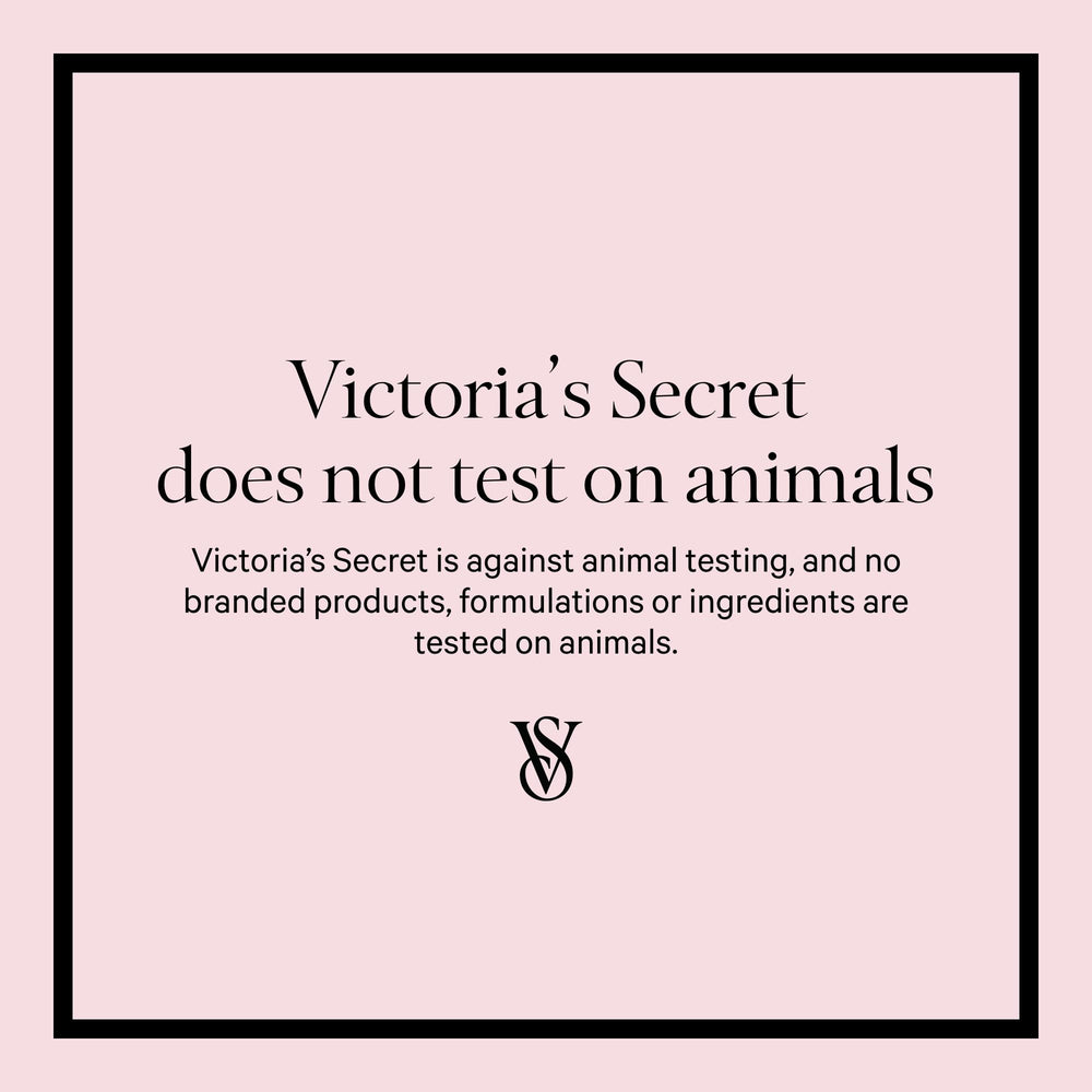 Victoria's Secret bottle on vanity with accessories showing lifestyle usage and everyday elegance benefit