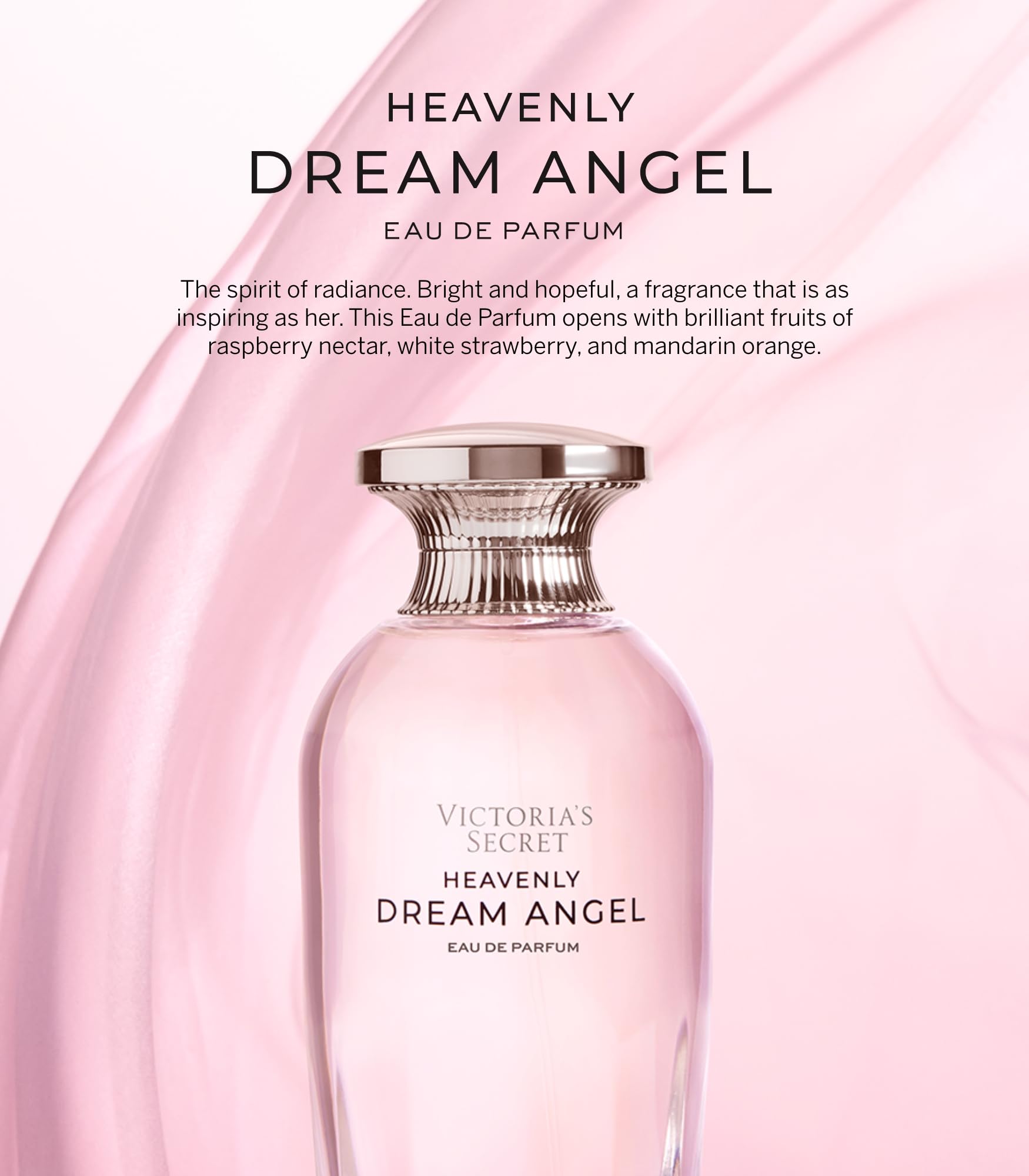 Victoria's Secret Dream being sprayed on wrist demonstrating easy application and immediate scent release