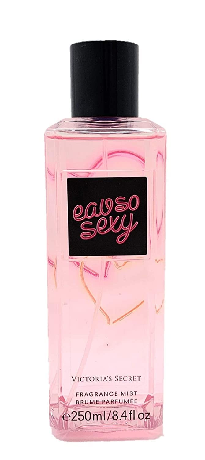 Victoria's Secret bottle front view showing mist and easy travel-ready freshness