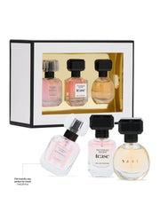 Victoria's Secret mini bottle in hand for scale, demonstrates compact size and travel-friendly convenience