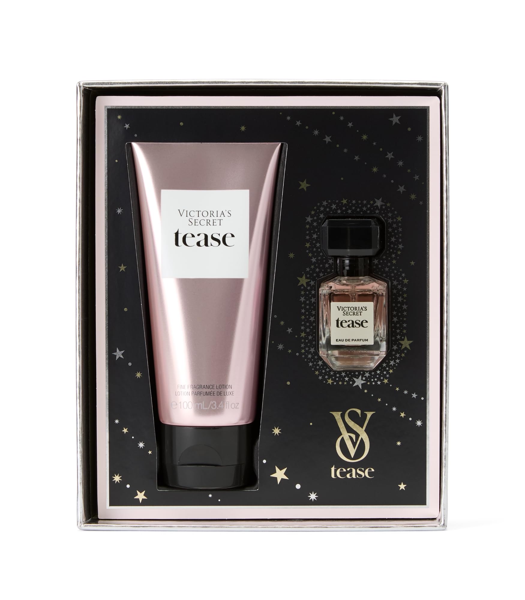 Victoria's Secret Tease front packaging shows compact duo and gifting appeal