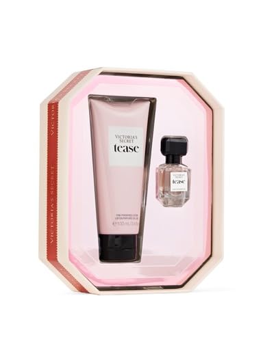 Victoria's Secret Tease giftbox styled setting highlighting presentable, ready-to-give look