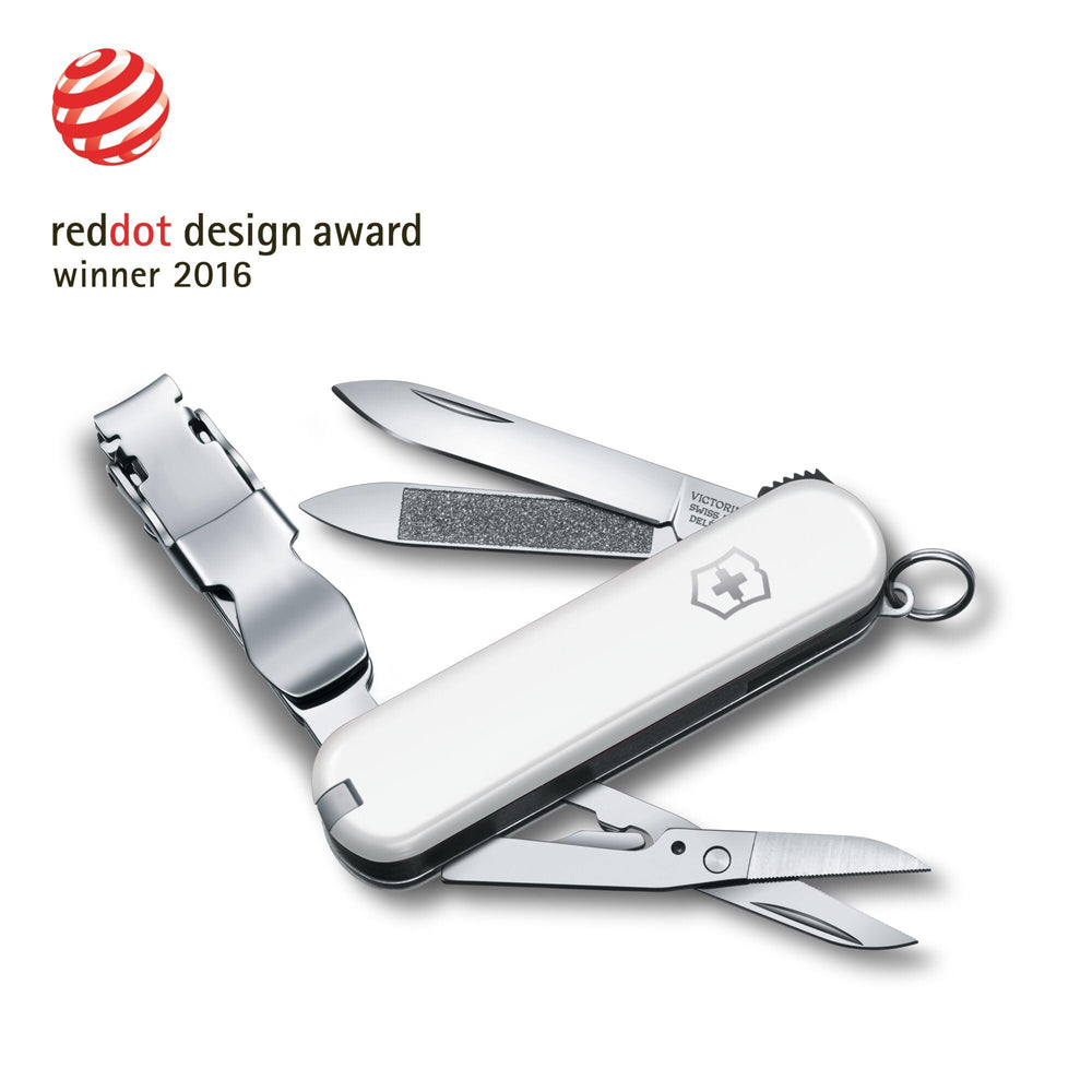 Victorinox Nail Clip 580 attached to keys demonstrating convenience and everyday carry