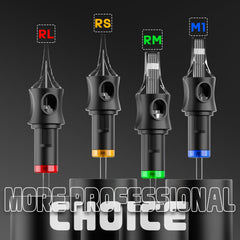 Vidattx Poseidon spiral nozzle close-up improving ink flow and reducing backflow