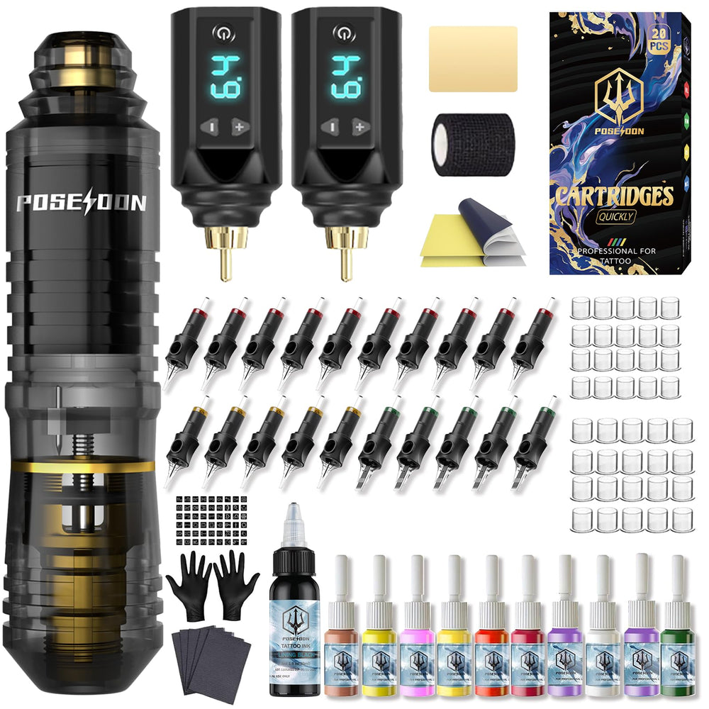 Vidattx POSEIDON front packaging showing full starter kit benefits