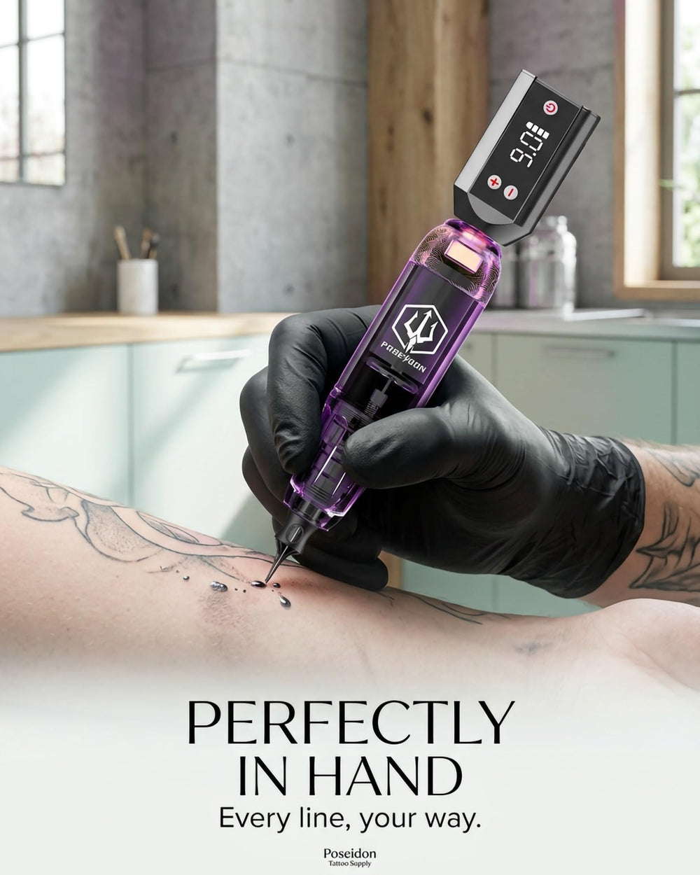 Vidattx POSEIDON practice skin setup demonstrating practice-friendly practice benefit