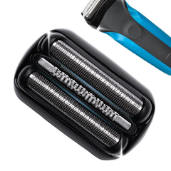 VIDSA 21B front packaging showing new foil and cutter, easy replacement benefit