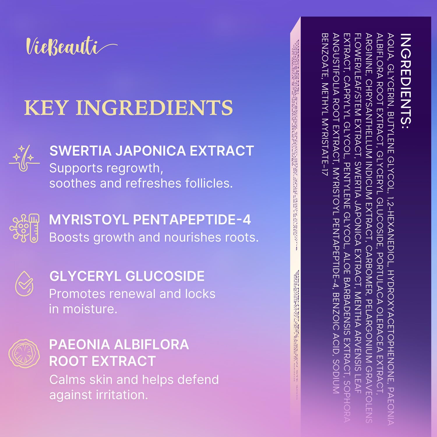 VieBeauti serum texture drop illustrating lightweight absorption