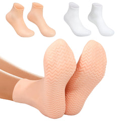 Vigdit front packaging showing two XL silicone moisturizing socks for easy identification and purchase